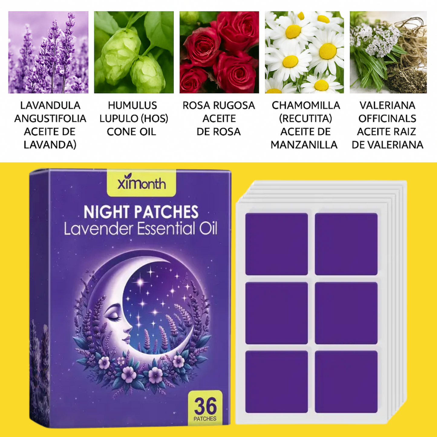 Parche Nocturno Lavanda