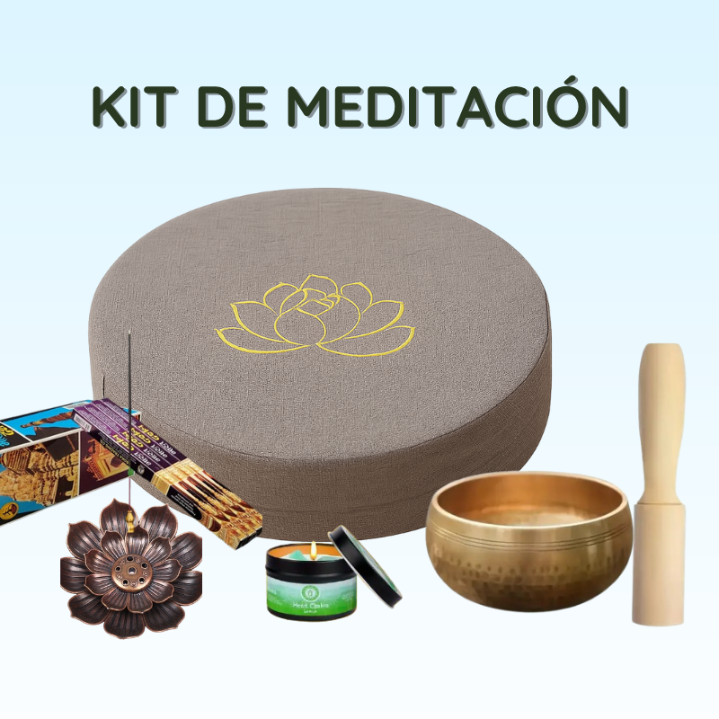 kit de meditación para principiantes, conecta con el presente