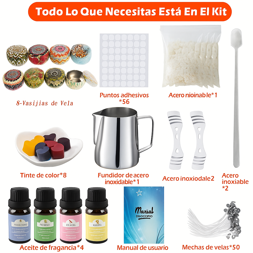 Kit de Inicio Velas Aromáticas
