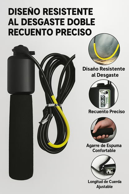 Comba de salto con contador digital