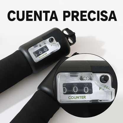 Comba de salto con contador digital