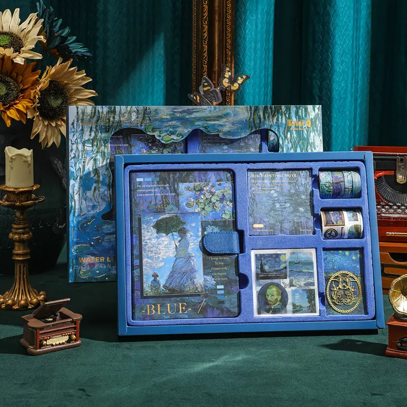 Kit de Diario con Pintura al Óleo