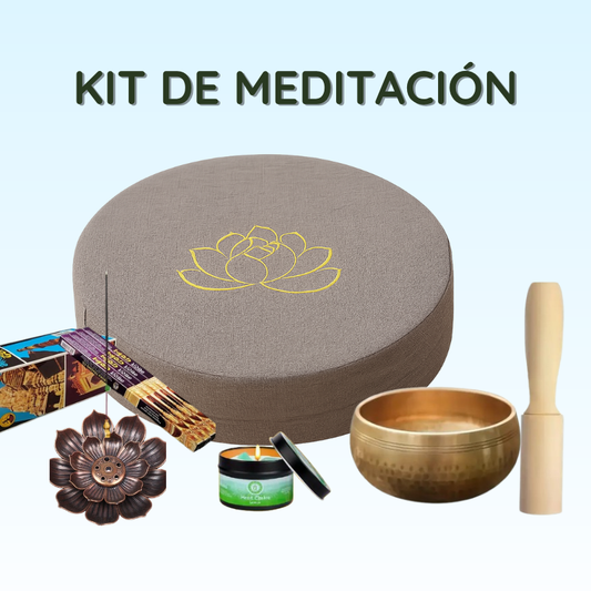 kit de meditación para principiantes, conecta con el presente